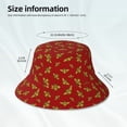 thumbnail image 3 of Fotbe Hohey Bee Golden Sombrero Tipo Pescador con Estampado – Sombrero de Sol de Algodón de Moda para Playa, Golf, Pesca, 3 of 6