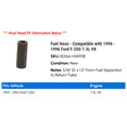 thumbnail image 2 of Fuel Hose - Compatible with 1994 - 1996 Ford F-250 7.3L V8 1995, 2 of 2