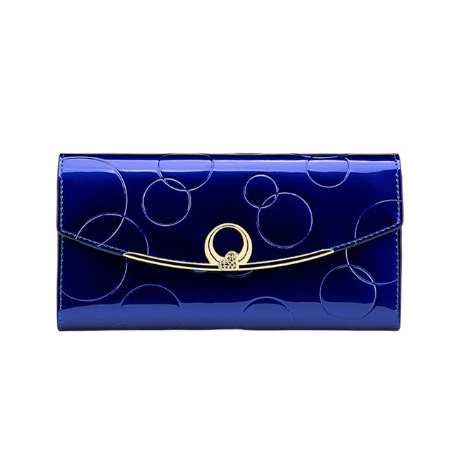 Cartera portátil Jumpingount de gran capacidad para mujer con tarjetero y bolsillo con cremallera