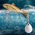 thumbnail image 2 of Cebo Duro Metal Vib Tarro Pesca 23 G Con Ganchos Agudos Afilados Basco Pike Carpa Mar, 2 of 8