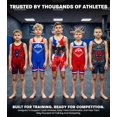 thumbnail image 5 of Exxact Sports Sublimated Youth Wrestling Singlet For Boys, Premium Powerlifting Singlet, Kids Wrestling Singlets For Training (YS, Spartans), 5 of 7