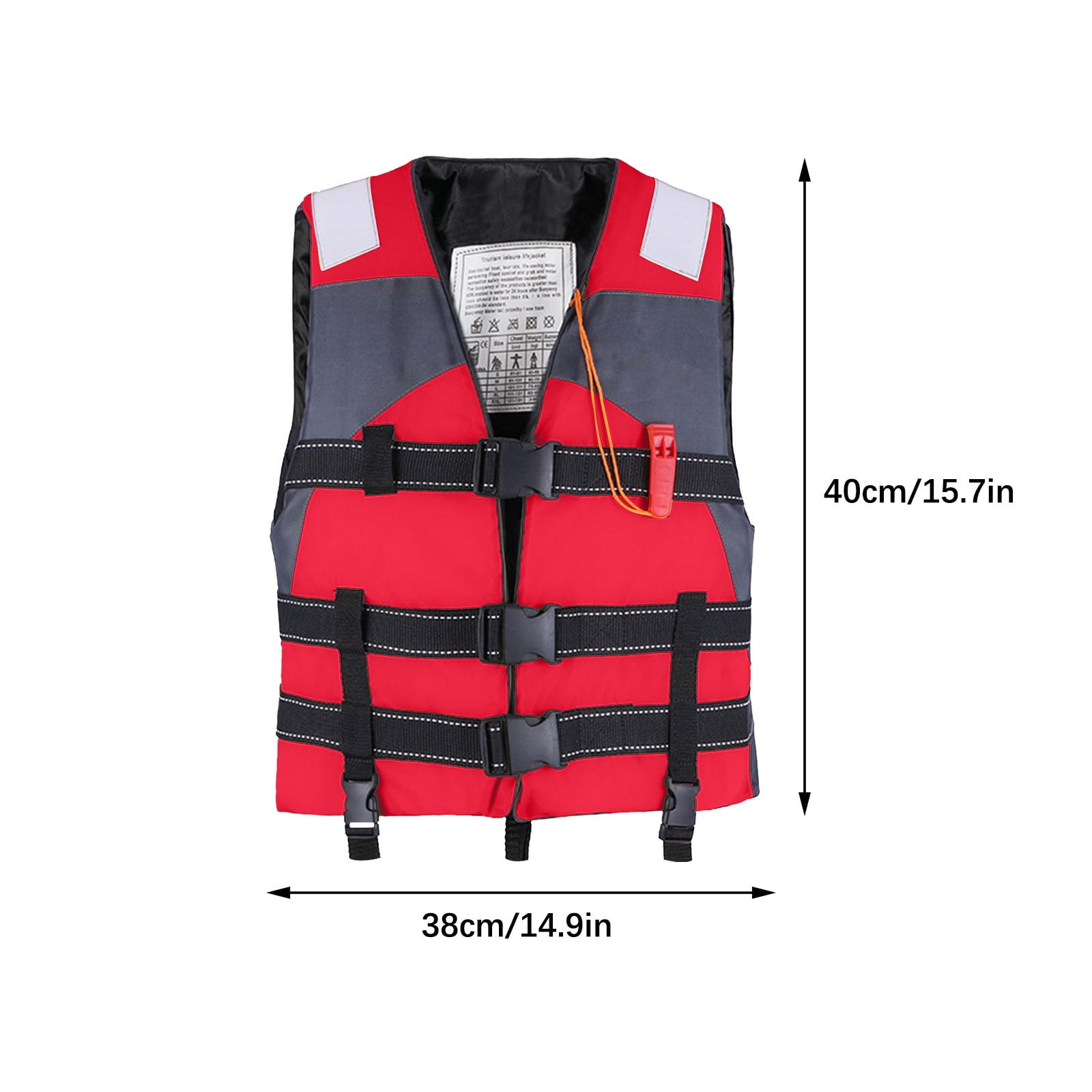 FastXmas Kids Swim Vest, Buoyancy Life Jacket with Adjustable Crotch Strap, Lightweight Swimming Training Toddler Floaties Swimming Aid Boating Vest for Outdoor Watersports Fishing Fit for 33-88 lbs
