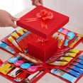 thumbnail image 5 of QenASHaing 5-Layer creative explosion gift box, gift wrap box. Creating a 5-Layer of various gifts by yourself. An ideal, mysterious self-made gift for birthday, Christmas and anniversaries., 5 of 7