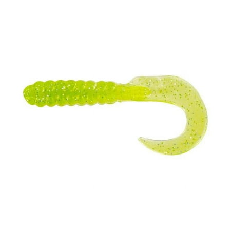Big Bite Baits CTG2-29-100 2 in. Curl Tail Grub Snot Rocket Fishing Lure - Pack of 100