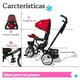 thumbnail image 2 of Triciclo para Niños The Baby Shop  para bebés, evolutivo Luz y Sonido Rojo - 7 en 1, 2 of 7