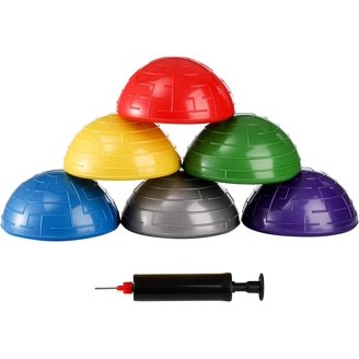 Half Ball Balance Trainer Storage Rack | Wall Mount Holder For Yoga Wobble Boards & Half Exercise Balls