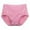 Pink, variant on Panties for Women,Plus Size Lace Underwear Soft Stretch Hipster Briefs Comfortable Ladies Panty,Womens Underwear,Red,2XL