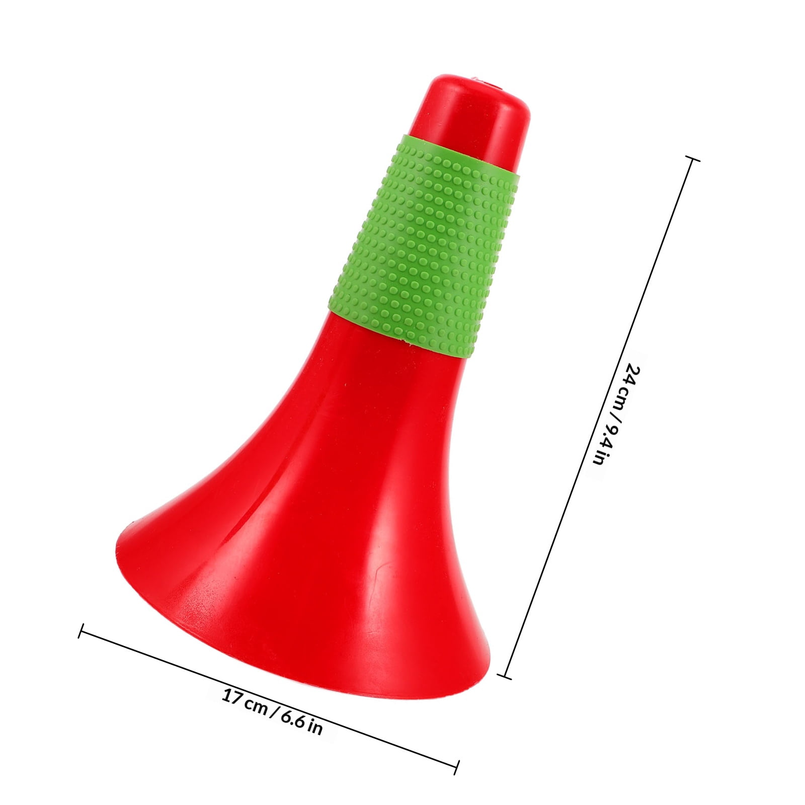 OUNONA 2-Pack Red Football Training Cones for Agility Drills, Sports Practice, Field Markers, Soccer and Football Training
