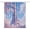 style-1, variant on Blossoming Paris Eiffel Tower Shower Curtain Modern Home Bathroom Bathtub Decor Waterproof Fabric with 12PCS Hooks