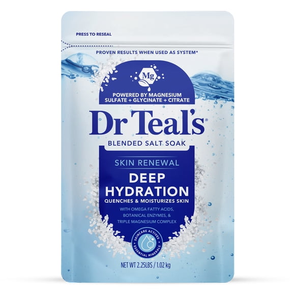 Dr Teal's Skin Renewal Deep Hydration Blended Salt Soak, 2.25 lbs