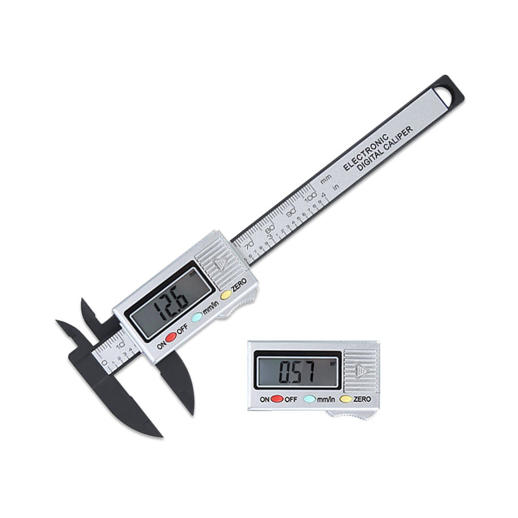 Color : Silver, Size : 0-150mm Vernier Calipers Vernier Caliper High Precision Electronic Digital Caliper LCD Display Micrometer Measuring Tool Stainless Steel Vernier Calipers
