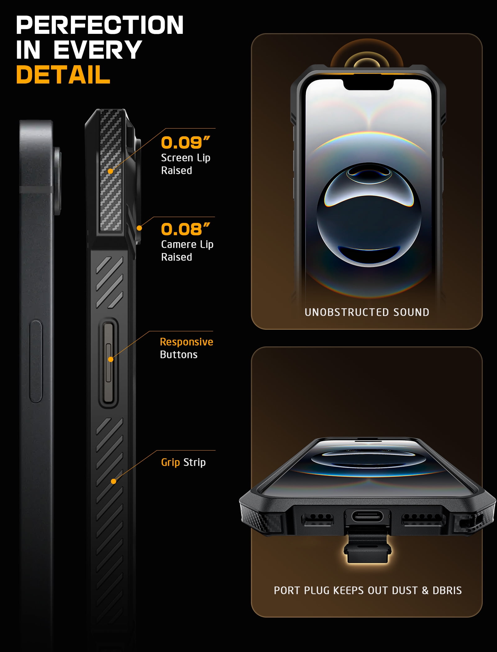 SUPCASE for iPhone 16e Case with Stand (Unicorn Beetle Grip), [Compatible with MagSafe] [Military-Grade Drop Protection] Heavy Duty Rugged Shockproof Magnetic Phone Case for iPhone 16e 6.1", Black