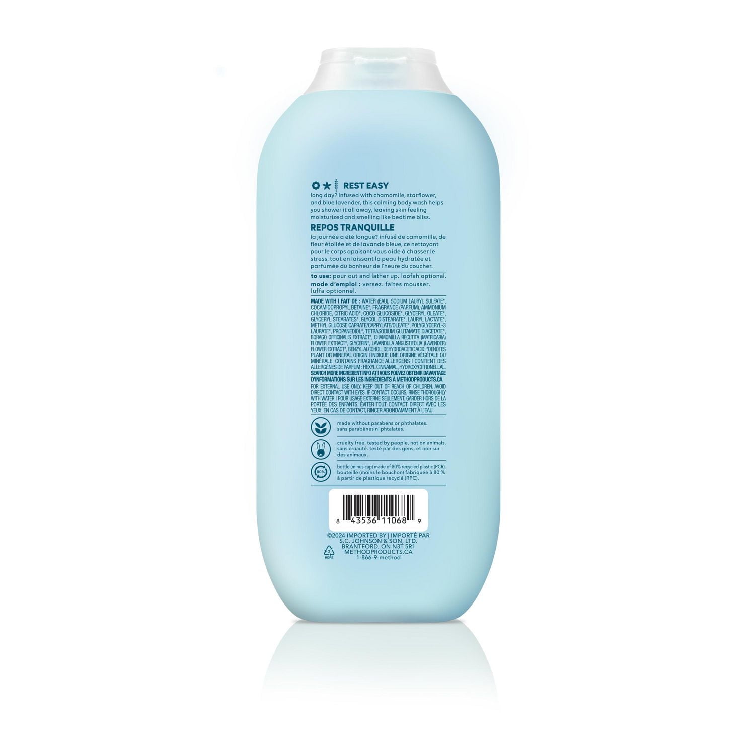 Method Nettoyant Pour Le Corps Grande Détente 532 ml