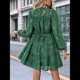 thumbnail image 5 of Vestidos de Otoño 2025 de Larga para Mujer, Minivestido Informal de Corte A con Botones y Cinturón, para Otoño e Invierno. Verde Oscuro S, 5 of 10