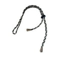 thumbnail image 2 of jinwen Diving Rope Snorkeling Long Hair Wrapper Hair Band Handmade Scuba Wrapper Black, 2 of 9