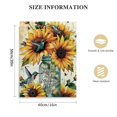 thumbnail image 2 of TIAOTIAOHOU Hummingbird Wall Decor Sign Art For Kitchen Hummingbirds Decor For Bathroom Vintage Sunflowers Sign Wall Decor Gift, 2 of 5