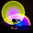 thumbnail image 3 of Lámpara Proyector de arco iris para decoración de pared luz LED nocturna Ehuebsd de proyección con lámpara de mesa para el hogar cafetería Fondo de transmisión en vivo, 3 of 8