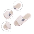 thumbnail image 5 of Huowey Women'S Slippers Fuzzy House Open Toe Cozy Slippers Soft Sole Winter Home Shoes,White,Size 7, 5 of 6