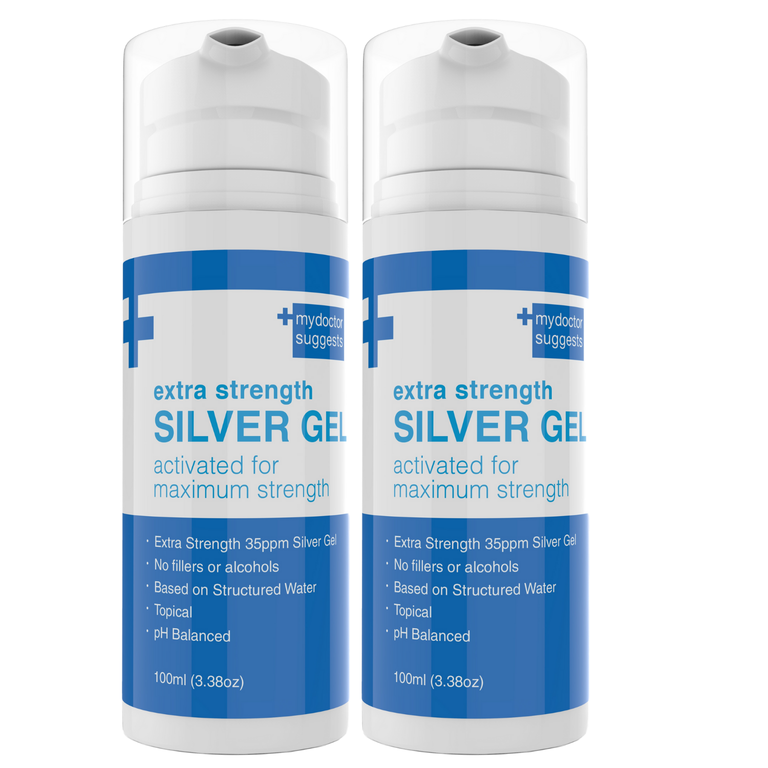 Advanced Colloidal Structured Silver Gel 2 pack