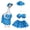 Style C(Blue), variant on Forfamy Hawaiian Goose Outfit Summer Porch Goose Outfits Bikini Goose Clothes Cute Goose Costume for Outdoor Garden Yard Decor