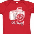 thumbnail image 4 of Inktastic Camera Oh Snap Boys or Girls Baby Bodysuit, 4 of 5