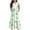 12-Green, variant on Atogsazn Girls Summer Maxi Dress Children's Ruffle Short Sleeve Crew Neck Dress Kids Loose Casual Flowy Tiered Dress 03-Beige 8-9 Years