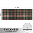 thumbnail image 5 of Kitchen Rugs Sets Of 2,Green and Red Christmas Plaid Pattern Anti Fatigue Kitchen Mat Rugs Non Slip Washable,Decorative Kitchen Floor Mats for Kitchen,Sink,Laundry,17"X47", 5 of 5