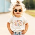 thumbnail image 2 of Young Wild Three Daisy Groovy Adorable 3rd Birthday Shirt for Infant Baby Toddler Girl Third Birthday Outfit Natural Shirt 4T, 2 of 6