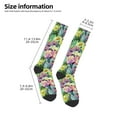 thumbnail image 5 of Balery Watercolor Blooming Cactus Fun Novelty Socks Men'S Women'S Crew Socks Funny Crazy Novelty Socks Quirky And Cool Socks, 5 of 9