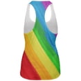 thumbnail image 2 of LGBTQ Rainbow Pride Crayon Flag All Over Womens Work Out Tank Top, 2 of 2