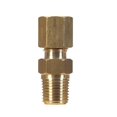 thumbnail image 2 of Conector de latón HOMEPLUS+ de 1/2 pulgada de compresión x 3/8 pulgadas macho, 2 of 2