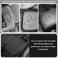 thumbnail image 4 of SUTENGDA Car Accessories Upgraded Car Center Console Cover Microfiber Leather Car Armrest Cover Cushion With 2 Storage Bags Universal Car Armrest Storage Box Car Interior Accessories Beig, 4 of 6