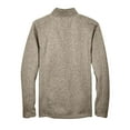 thumbnail image 5 of Devon & Jones DG793 Men's Bristol Full-Zip Sweater Fleece Jacket-Khaki Heather-M, 5 of 5