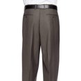 thumbnail image 3 of Giovanni Uomo Mens Pleate Front Traditional Fit Dress Pant Wine 31 Short, 3 of 4