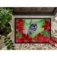 thumbnail image 3 of Carolines Treasures CK1310MAT Schnauzer Poinsettas Door Mat Indoor Rug or Outdoor Welcome Mat 18x27 Doormat  27"L x 18"W, 3 of 4