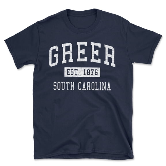 Greer South Carolina Classic Established Men's Cotton T-Shirt