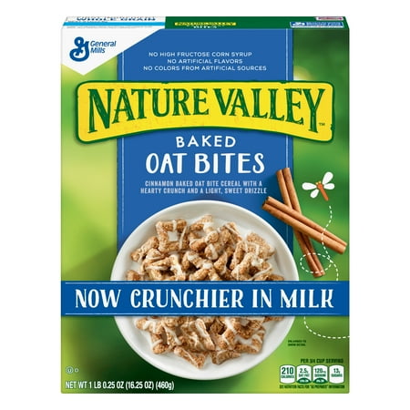 Nature Valley Cereal, Baked Oat Bites, 16.25 oz