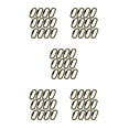thumbnail image 1 of Mosquetones de bloqueo Naiovety Paquete de 12 Plata y Bronce, 1 of 6