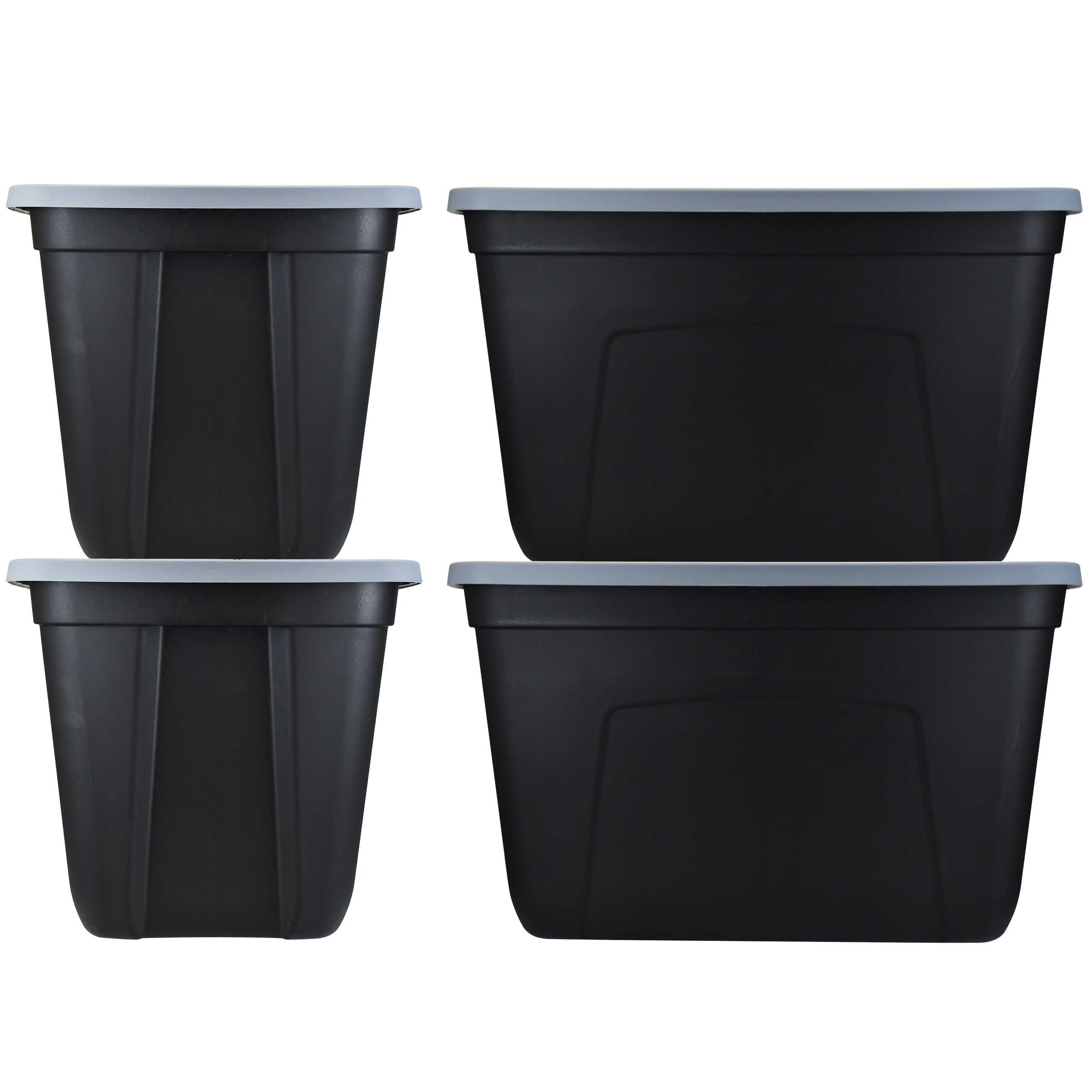 SIMPLYKLEEN 18Gallon Reusable Stacking Plastic Storage Containers with