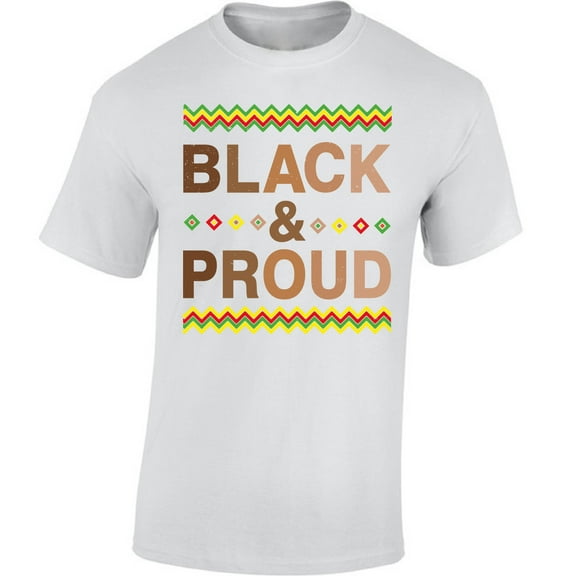 Black and Proud Men T-Shirt - Graphic Tee S M L XL 2XL 3XL 4XL 5XL - USA Shirts for Men Political Top Black History Month Shirt Resistance T-Shirt Gifts