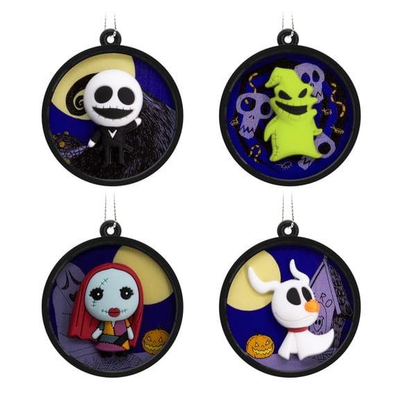 Adornos navideños distintivos de Disney Nightmare Before Xmas