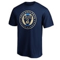 thumbnail image 2 of Men's Navy Philadelphia Union Primary Logo T-Shirt, 2 of 3