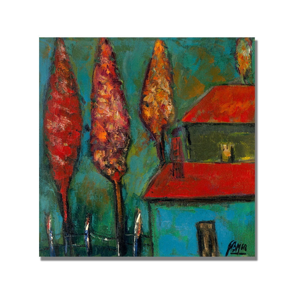 Trademark Fine Art "Crimson Night" Canvas Art by Boyer