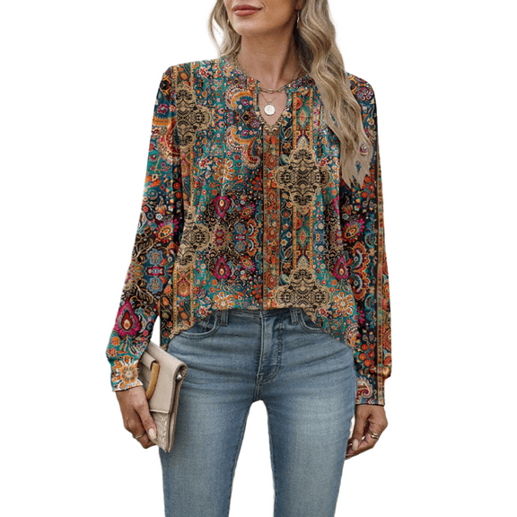 Weardear Womens Long Sleeve Tunic Tops Fall Dressy Casual Trendy Blouses Pleated Shirt