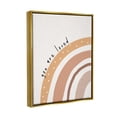 thumbnail image 4 of Stupell Industries You Are Loved Rainbow Inspirational Painting Gold Floater Framed Art Print Wall Art, 25 x 31, 4 of 10