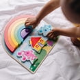 thumbnail image 2 of Puzle apilable de madera con forma de arcoíris Melissa & Doug Blue's Clues, 2 of 9