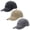 Black/Khaki/Grey, variant on 3 Pcs Washed Cotton Baseball Caps for Men Women with Small Heart Embroidery , Breathable Retro Adjustable Dad Hats with Crown, Curved Brim Ball Caps for Daily Wear, Beige/Black/Green