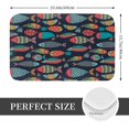 thumbnail image 2 of Kdxio Colorful Fish,16" x 24", Non-Slip Front Door Mats,Outdoor Welcome Mat Washable, 2 of 9
