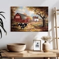 thumbnail image 3 of Elephant Stock Memories On The Farm Wall Art - Horizontal Canvas Wall Art - Living Room Wall Decor - Architecture Canvas - Red And Orange Decor By Ruane Manning - 24" x 16", 3 of 8