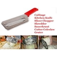 thumbnail image 2 of Cabbage Slicer Chopper Shredder for Coleslaw Sauerkraut Kitchen Knife Red, 2 of 5